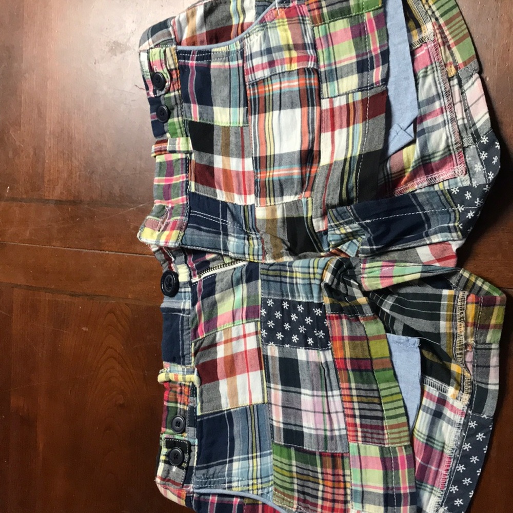 Ae plaid shorts